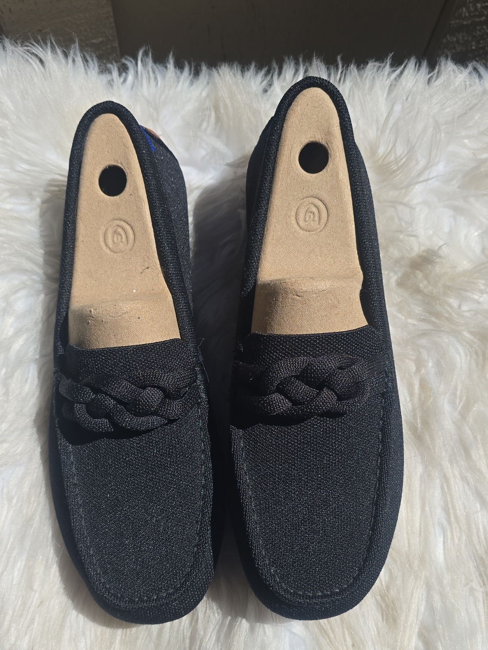 Rothy's the braid driving loafers black 11.
